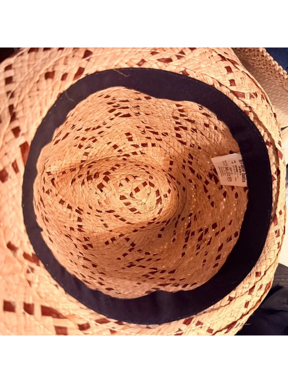 Grace hats straw fedora sun hat
